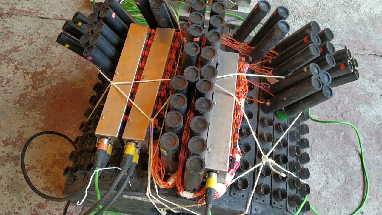 Prueba de sistema de disparo piromusical Diamond Fireworks 🎆 Mexico