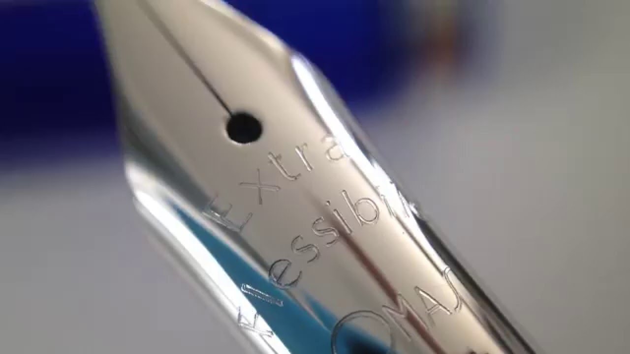 OMAS Ogiva Cocktail Limited Edition Blue Angel Flessible Nib Fountain Pen Review