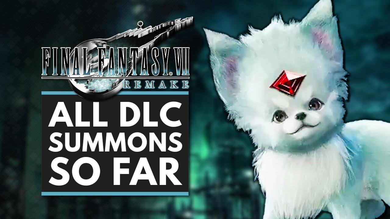 Final Fantasy 7 Remake All DLC Summons So Far - Chocobo Chick, Carbuncle & Cactuar