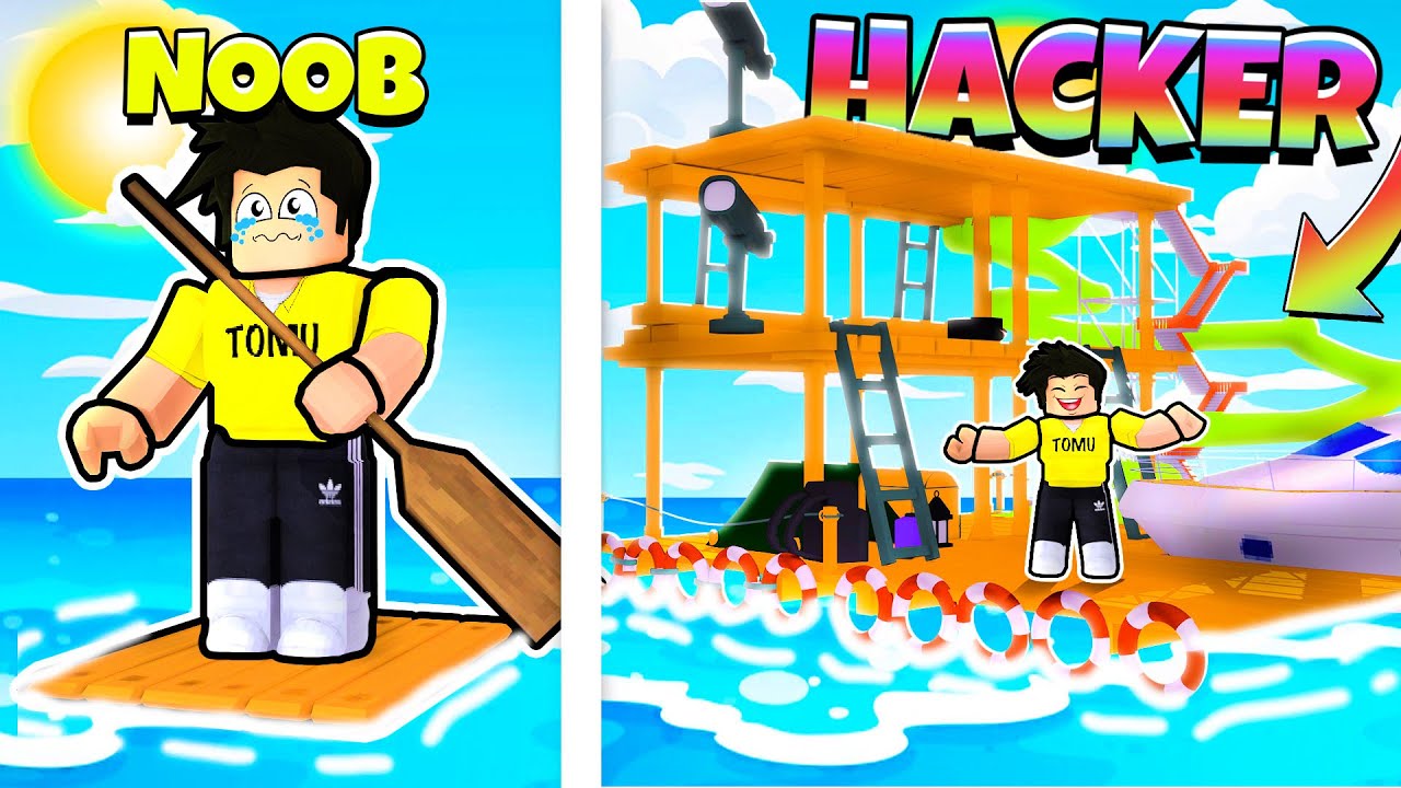 GIGANTISK *MAX LEVEL* FLOTTE i ROBLOX (måste överleva...)
