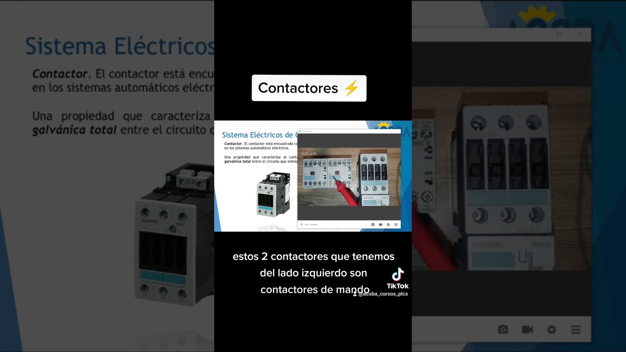 Que es un contactor en 3 min