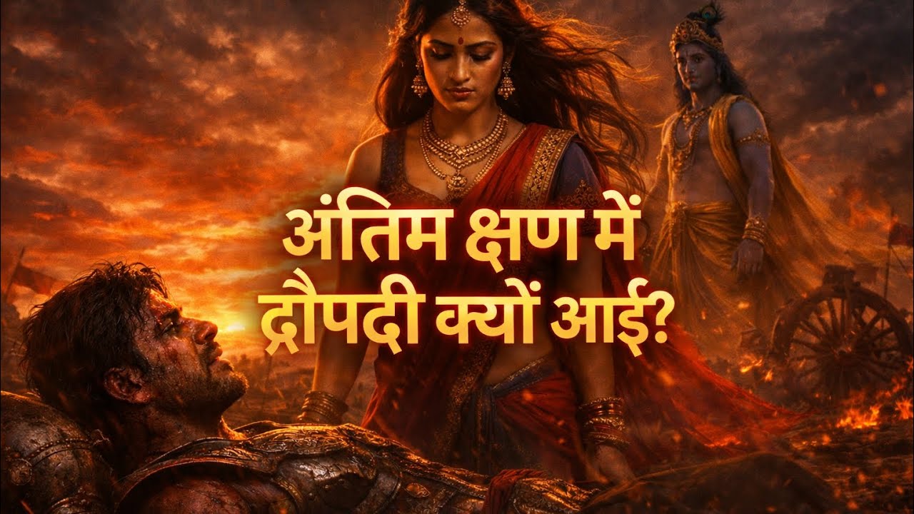 “जब मरते हुए दुर्योधन के पास पहुँची द्रौपदी… फिर जो हुआ उसने इतिहास बदल दिया |#Mahabharat  #Draupadi