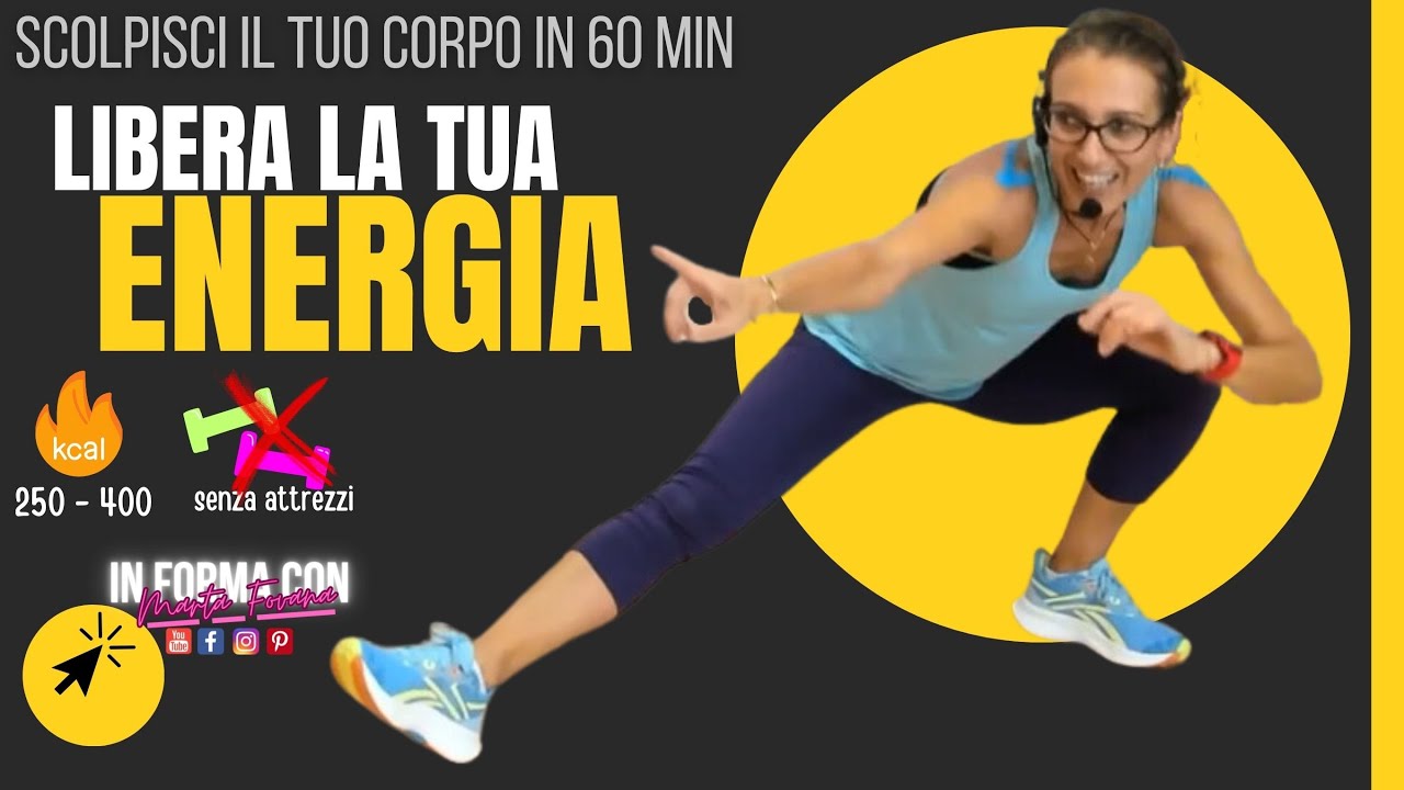 60 Minuti di Pura Energia: Allenamento a Corpo Libero Total-Body Senza Attrezzi e Senza Salti
