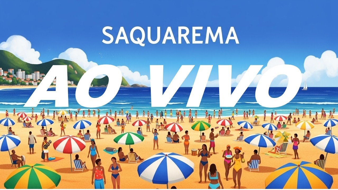AO VIVO / SOL, PRAIA, CALOR E FERIADO EM SAQUAREMA - Carnaval 2026