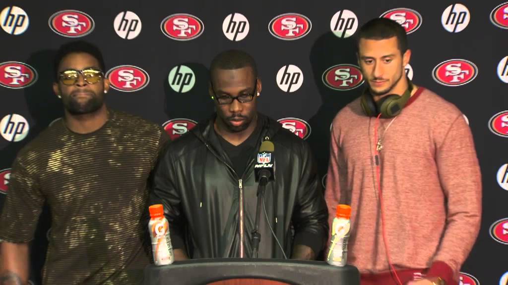Crabtree, Boldin, Kaepernick Discuss Win Together
