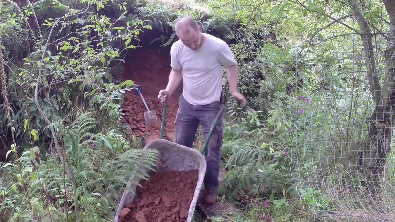 Cave Dig part 2 Cutting the opening.