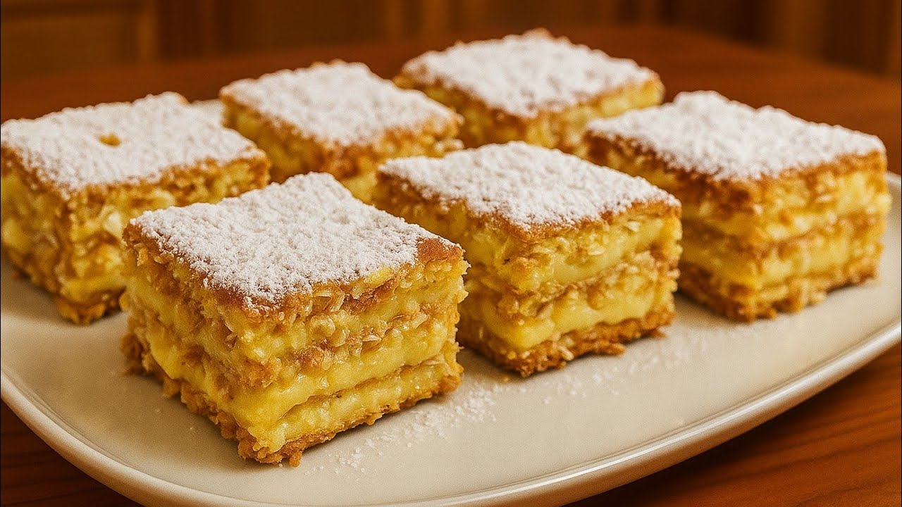 Mille Sfoglie alla Crema | Dolce Facile e Veloce con Pasta Sfoglia