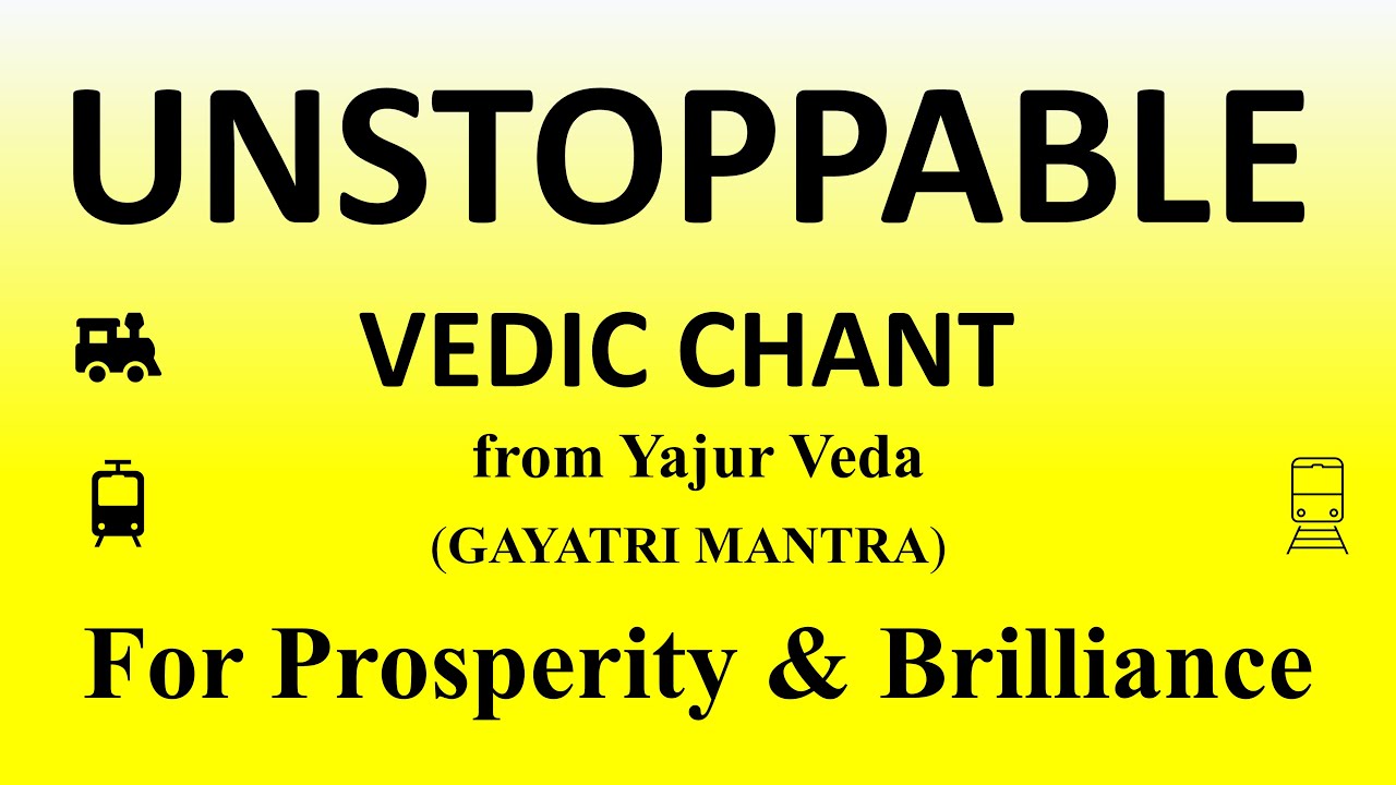 UNSTOPPABLE Vedic Chant for PROSPERITY | Yajur Veda | Ghana Patha | Sri K Suresh