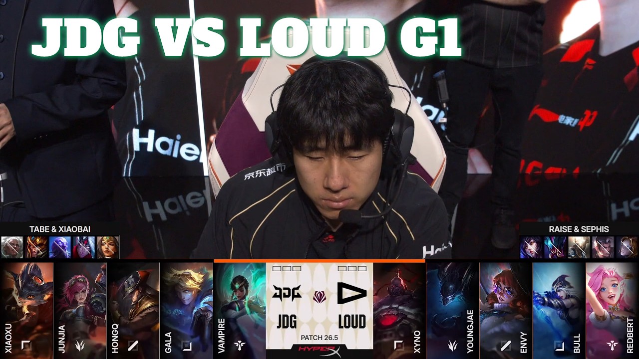 JDG vs LOUD Game 1 | First Stand 2026 Group Stage Day 4 | JD Gaming vs LOUD G1