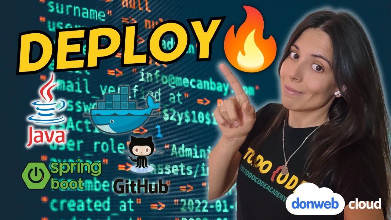 🔥DEPLOY de aplicación JAVA + SPRING BOOT + MySQL + Docker 🚀| @donwebcloud