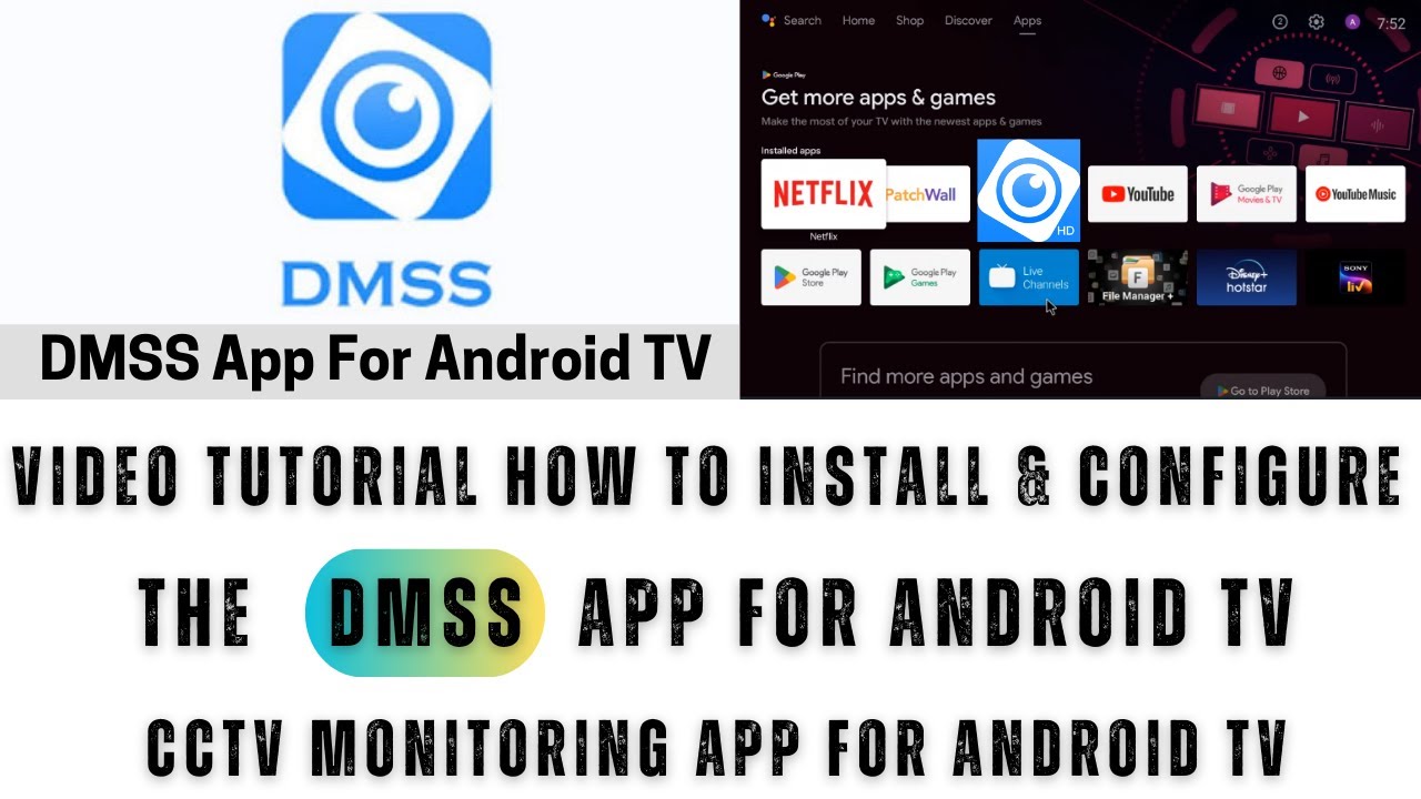 Приложение DMSS для Android TV | Как установить и настроить приложение DMSS для Android TV