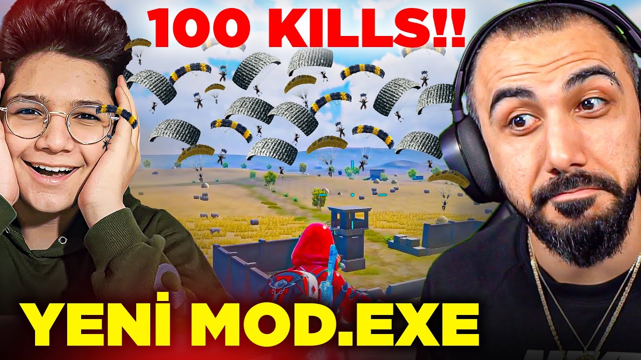 SASUKEYLE YENİ MOD.EXE 100 KILLS!!! 😮 EZELİ POPÜLERLİK DÜŞMANIMI VURDUM! | PUBG MOBILE