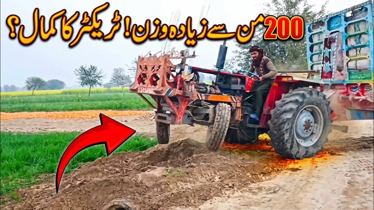 Tractor Power Unleashed: 200 Man Load 🚜💪