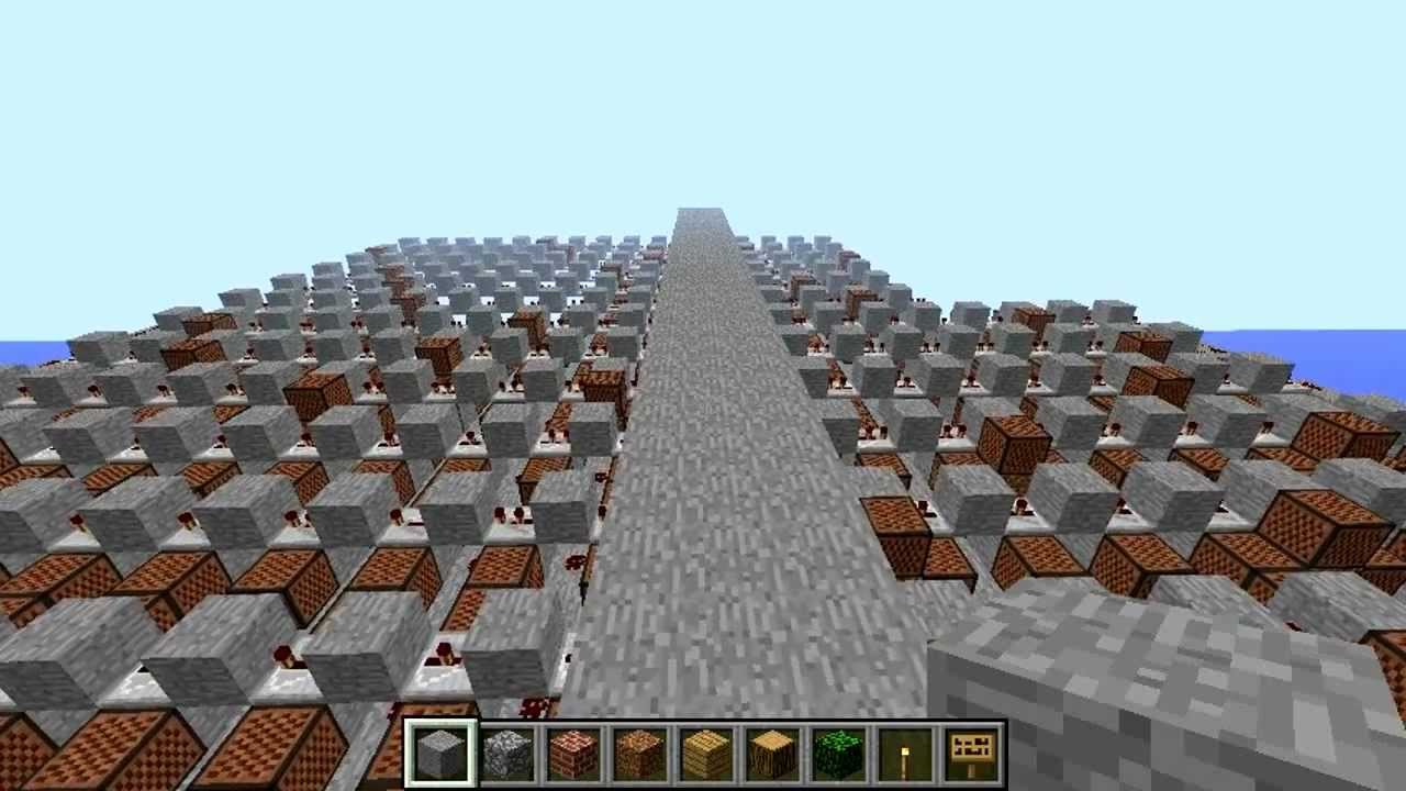 Minecraft Noteblock Creation-Featuring Inceptions Time