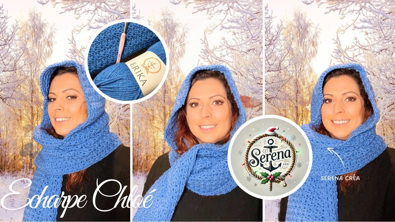 Cette écharpe capuche au crochet va devenir ton indispensable de l'hiver ❄️🧣