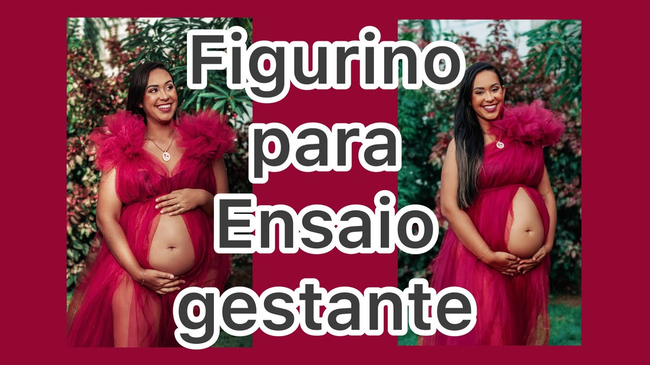 Figurino de Tule para Ensaio gestante ( faça você mesmo).