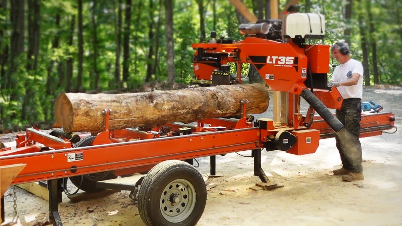 Я купил ПОЛНОСТЬЮ гидравлическую лесопилку Woodmizer!