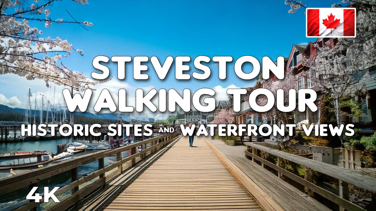 Steveston Village Walking Tour | Richmond, BC, Canada | 4K Stroll Through Historic Fishing Village