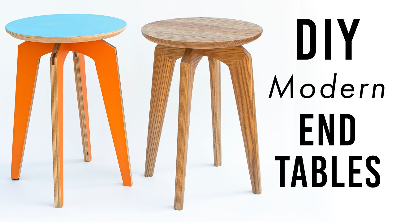 Making a Simple End Table/Side Table (diy woodworking plans)