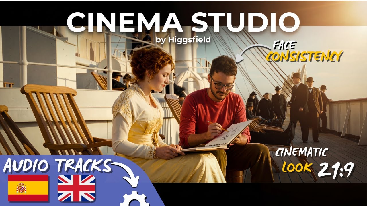 🎬 HIGGSFIELD CINEMA STUDIO | Cine REAL con IA, referencias y control creativo 🔥