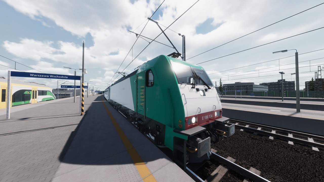 SimRail - EIE IC 13123 / Warsaw - Tunel / Full Run / Traxx