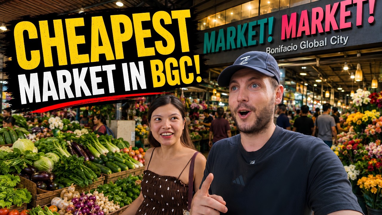 Filipina Takes Me to The CHEAPEST Market Market in BGC 🇵🇭