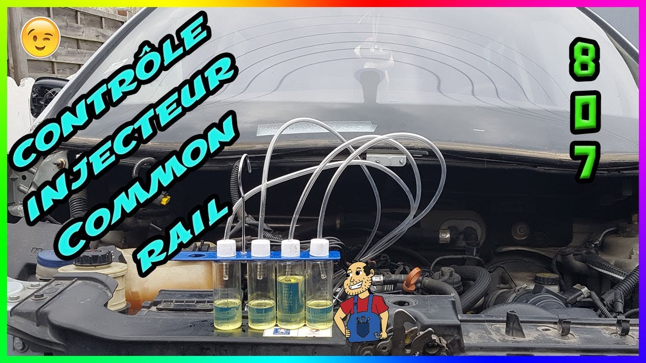 Contrôle, tester les  injecteur Common rail  hdi , dci,tdci  pour tous System Common rail