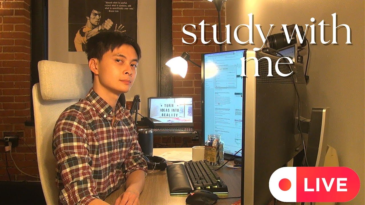 study with a doc | MD | study with me live | 50/10 | fireplace/lofi | What do you want to do today?