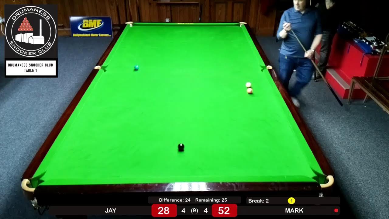 Drumaness Snooker Club - Table 1