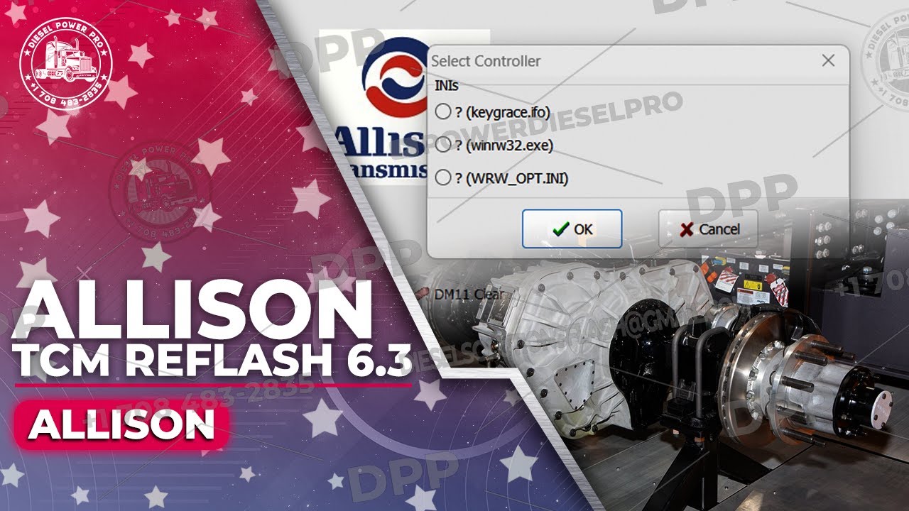 LEARN HOW TO INSTALL ALLISON TCM REFLASH 6.3 IN LESS THAN 1 MINUTE