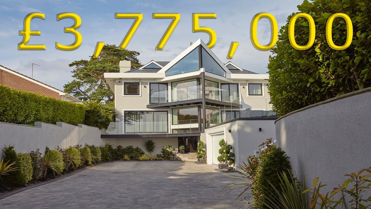 £3.775 MILLION POUND WATERFRONT SUPERHOME SANDBANKS POOLE