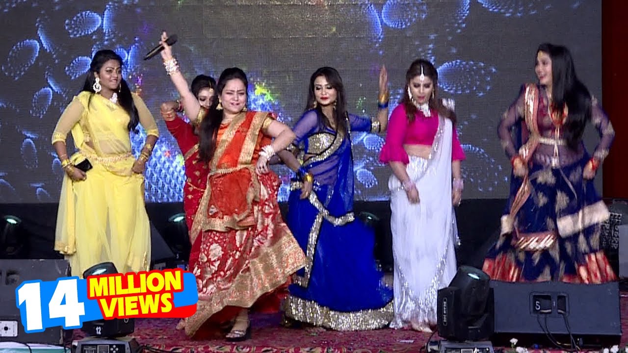 निशा पाण्ड़ेय का डांस 2019 - नदी बीचे नईया हिलोर मारे - दिल्ली के द्वारका में
