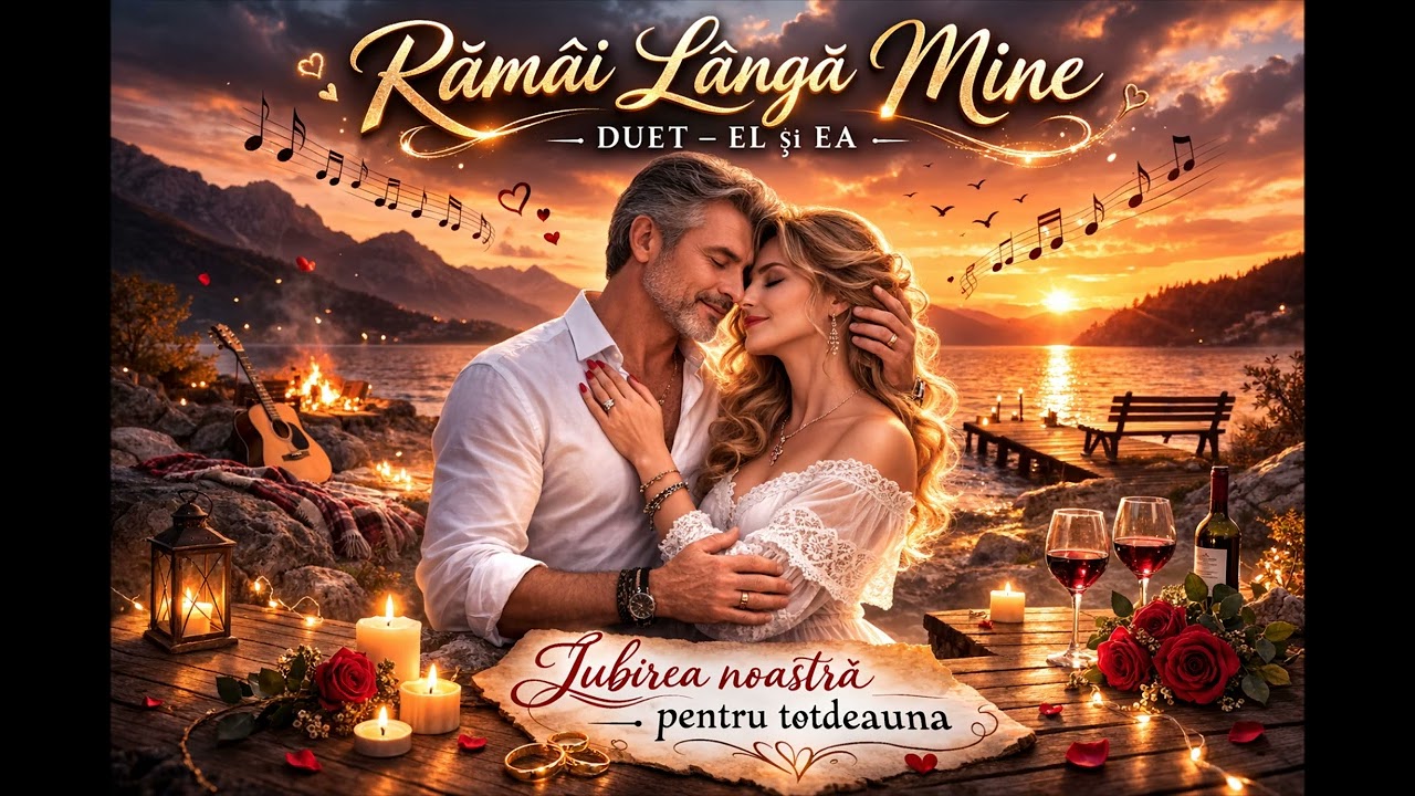 Rămâi Lângă Mine ❤️ | Duet Romantic (El & Ea) | Cântec pentru Soție