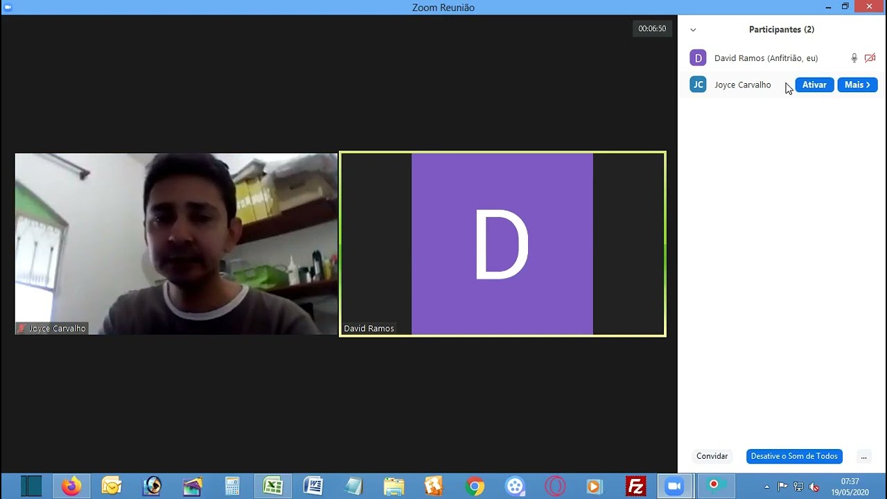 ZOOM   Como Habilitar ou Desabilitar SOM e VÍDEO de Todos os Participantes   Zoom Meetings