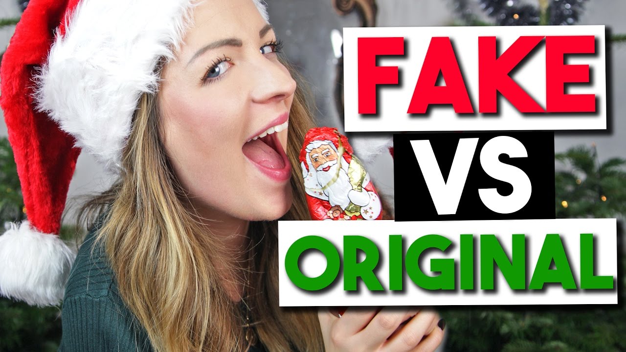 FAKE vs ORIGINAL! l Welche WEIHNACHTS Süßigkeiten sind die BESTEN? l Christmas Special