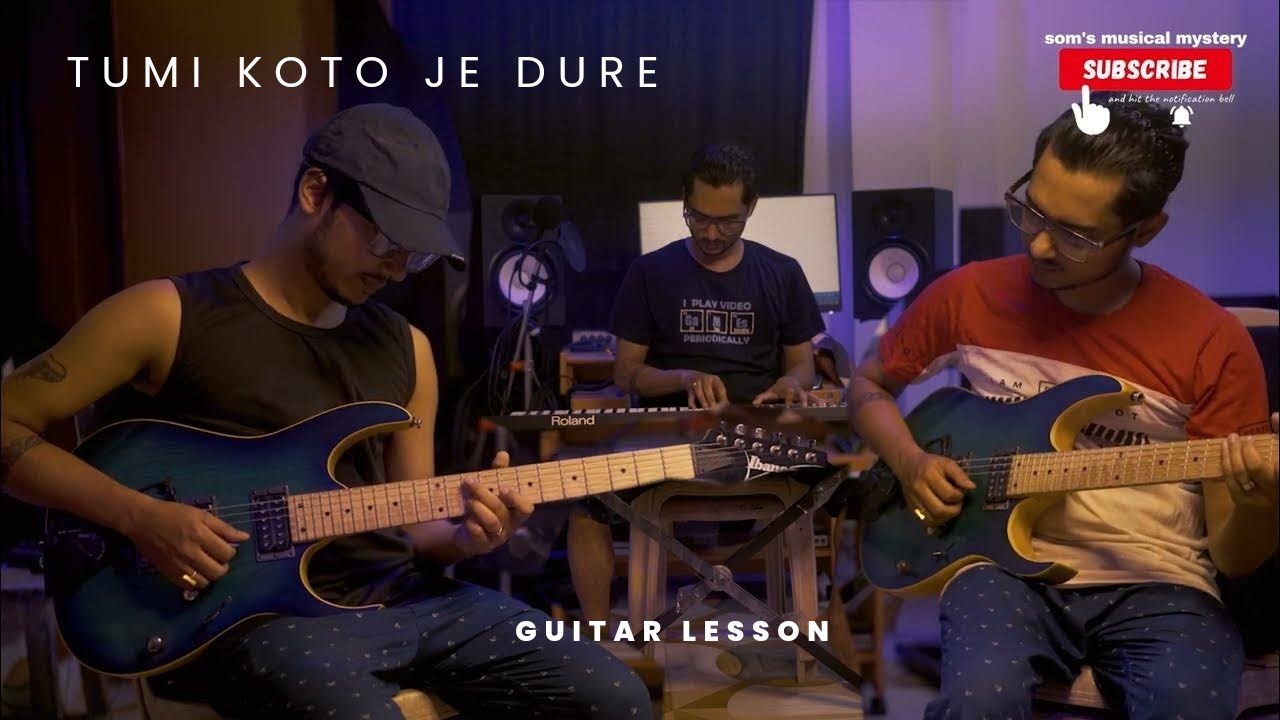 Tumi Koto Je Dure || তুমি কত যে দূরে || R.D.Burman || Soumya Som Ray || Guitar Lesson