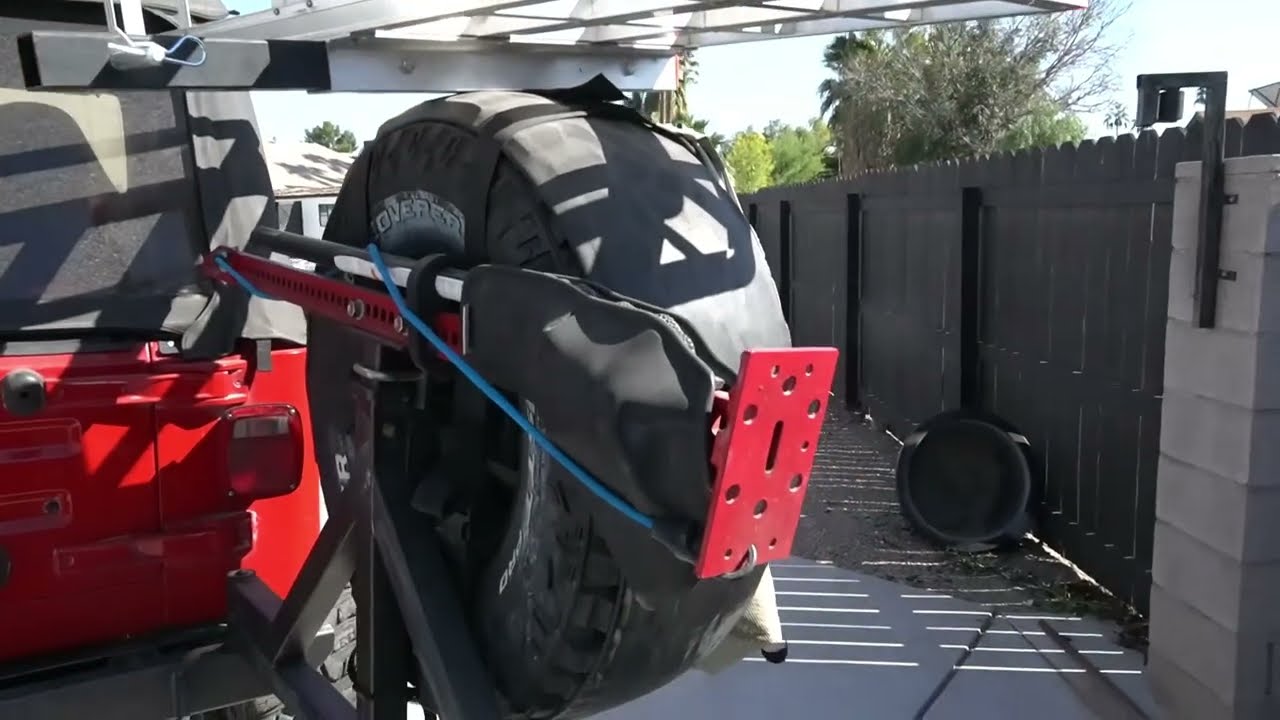 DIY OVER THE SPARE HITCH BASKET: Modification to my TJ
