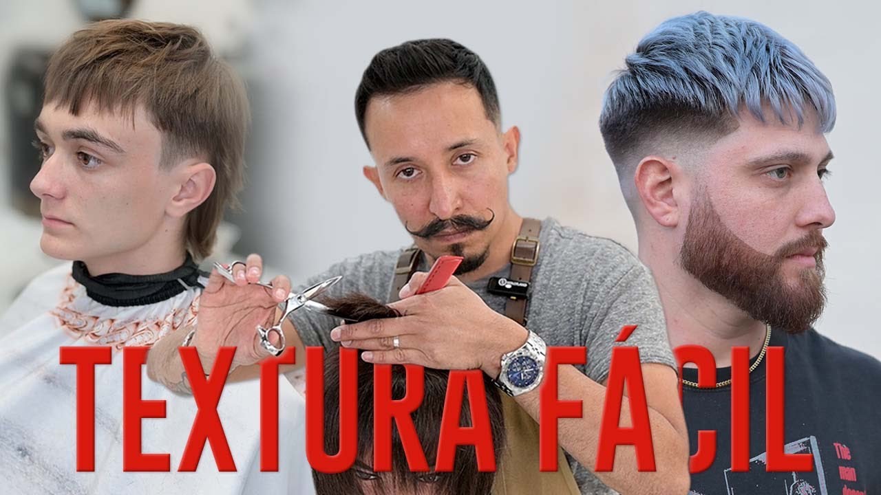 3 TECNICAS PARA TEXTURIZAR EN EL CABELLO / DE PRINCIPIANTE A EXPERTO #barberia #textura