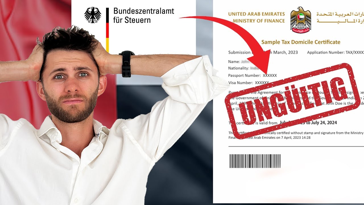 Dein Steuerzertifikat in Dubai (TRC) ist wertlos [Warnung]