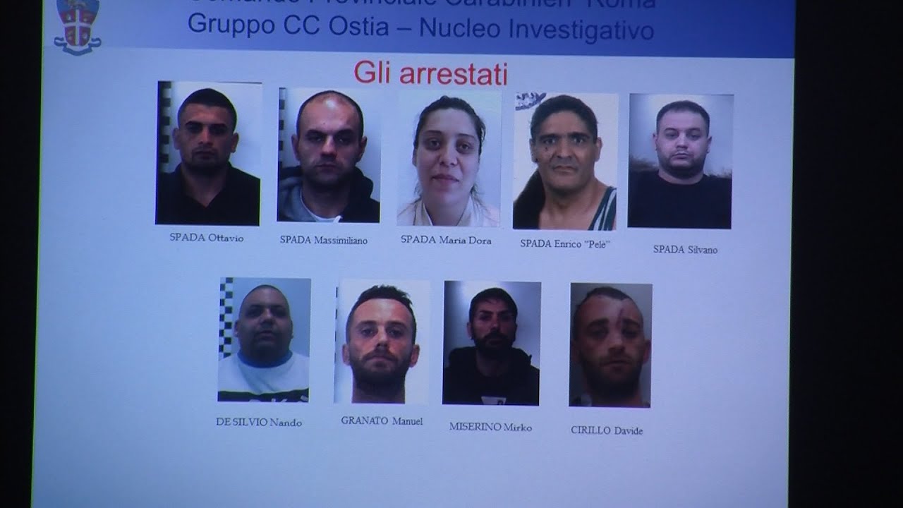Ostia, duro colpo al clan Spada: arrestati 9 esponenti