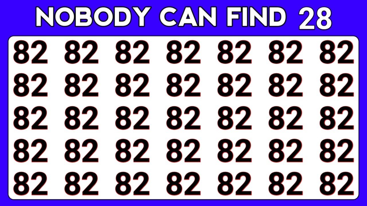 Challenge Find The Odd One Out | Numbers 🔢 & Letters 🔠 Quiz | Emoji Edition - Seniors Challenge