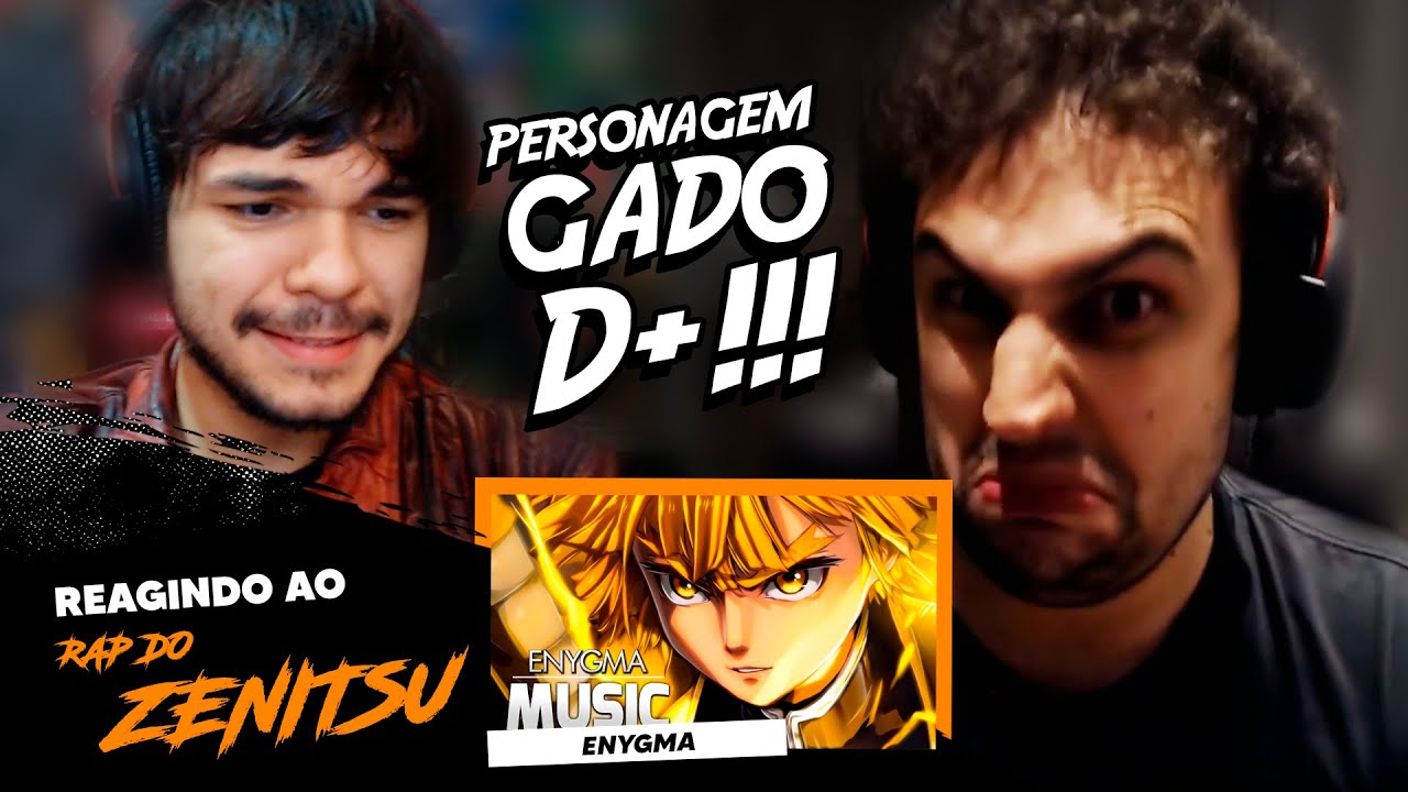 NÓIS REAGE AO RAP HEKIREKI ISSEN | ZENITSU (Kimetsu no Yaiba) | ENYGMA