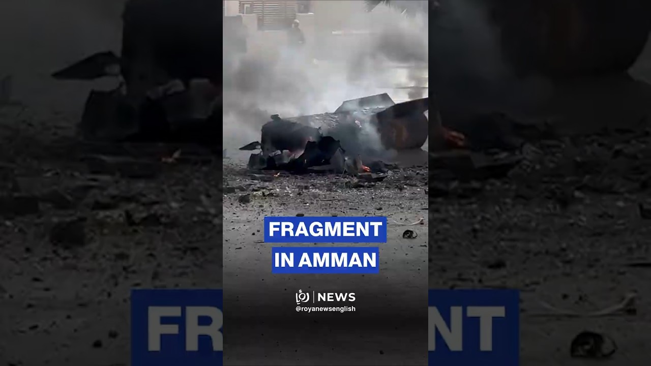 🇯🇴 Missile fragment falls in Amman