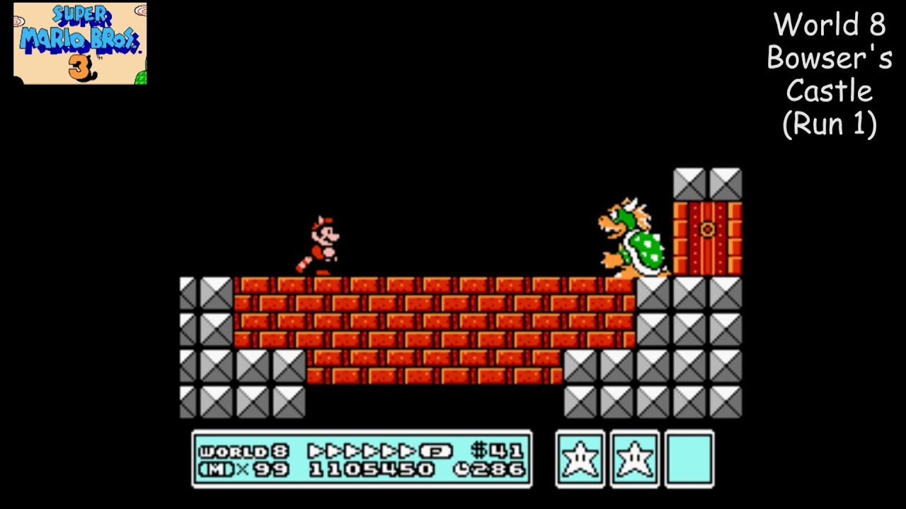 Super Mario Bros. 3 [NES] Playthrough #08, World 8: Dark Land