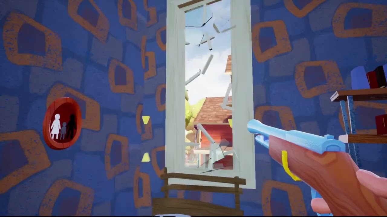 Hello neighbor mantar tabancası niky’nin tüm camları kırıldı