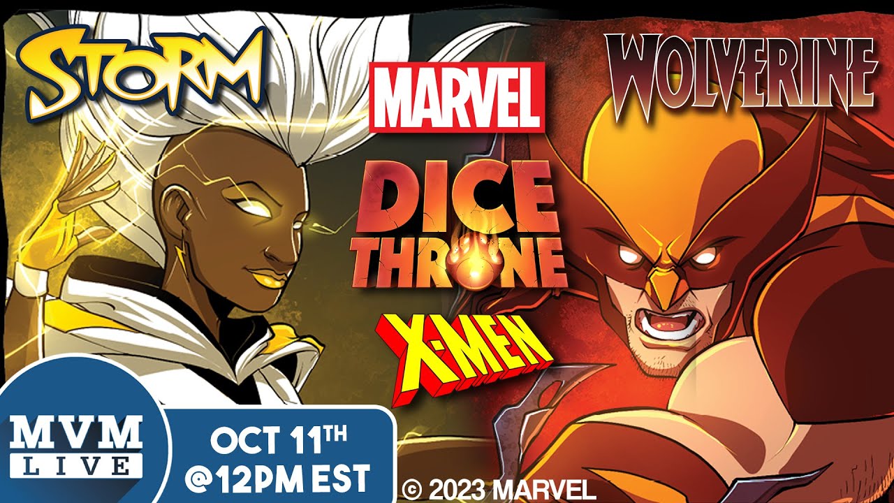 Marvel Dice Throne X-Men: Шторм против Росомахи!