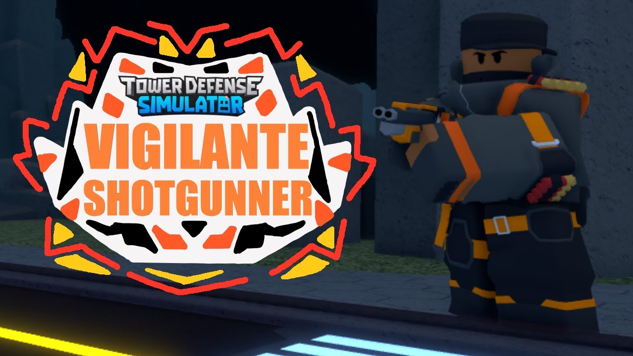 New Vigilante Shotgunner Skin Showcase | Tower Defense Simulator TDS