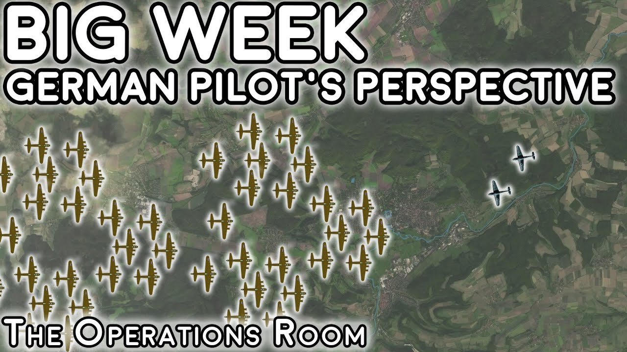 The REAL Masters of the Air - Big Week - The German Pilot's Perspective - Animated