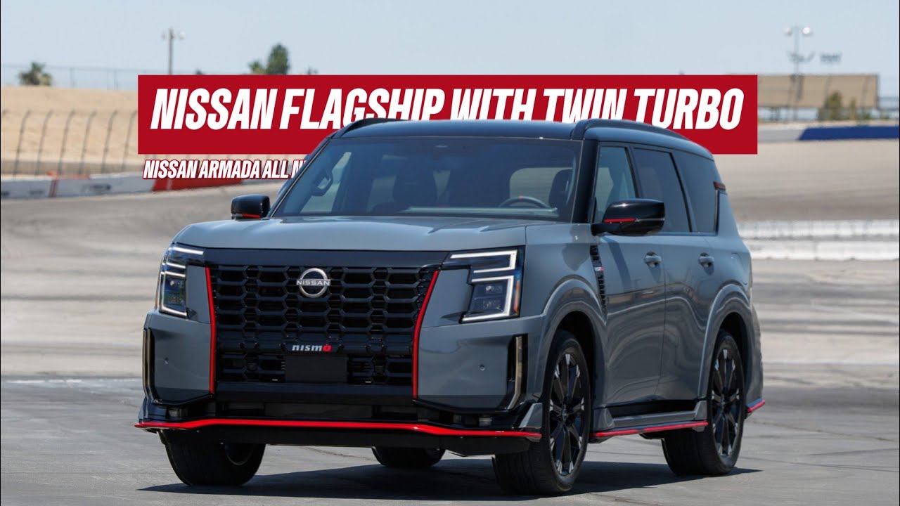 Nissan Armada 2026: совершенно новый флагманский внедорожник Nissan с двойным турбонаддувом.