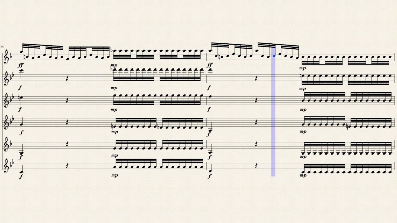 Four Season - Winter - Movement 1 for Clarinet Ensemble